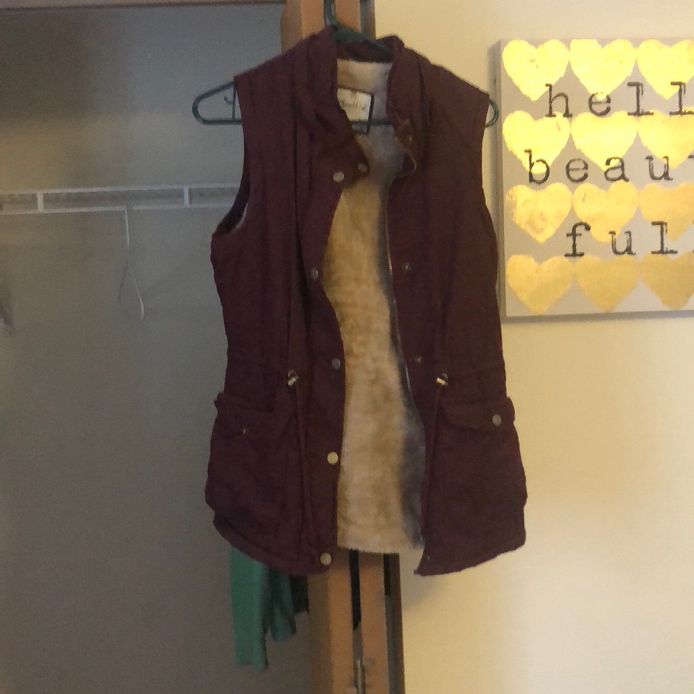 Maroon vest